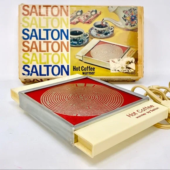 v i n t a g e :: MCM Hot Coffee Warmer Tray Plate - Picture 2 of 11